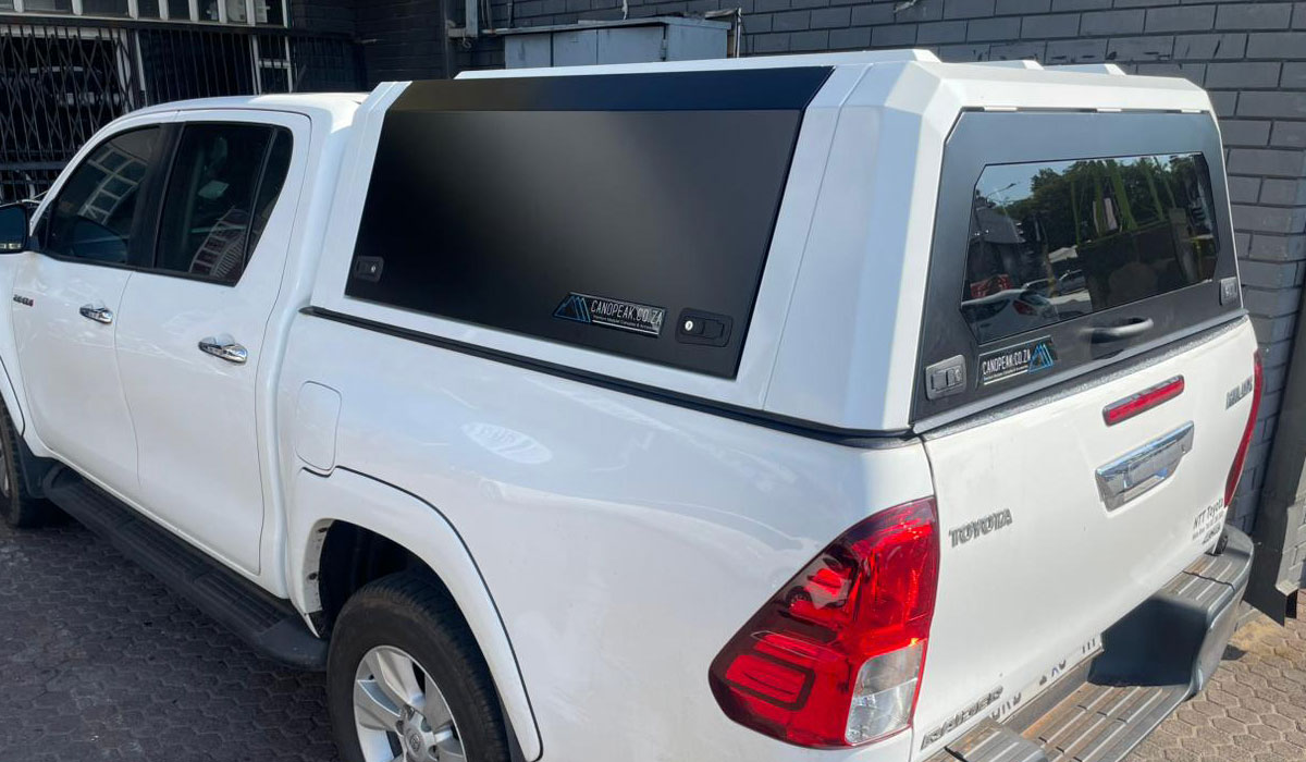 Canopeak canopy on a Toyota Hilux