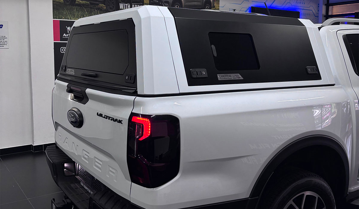 Canopeak canopy on a Ford Ranger Wildtrak