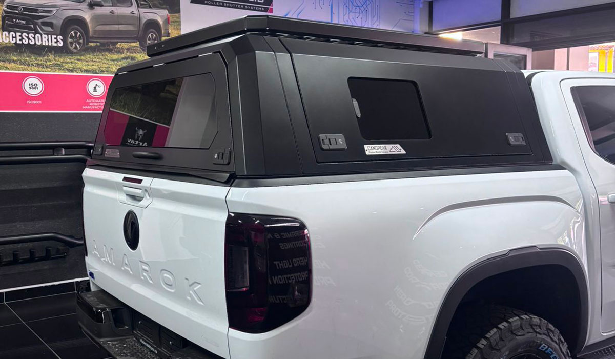Canopeak canopy on a Volkswagen Amarok