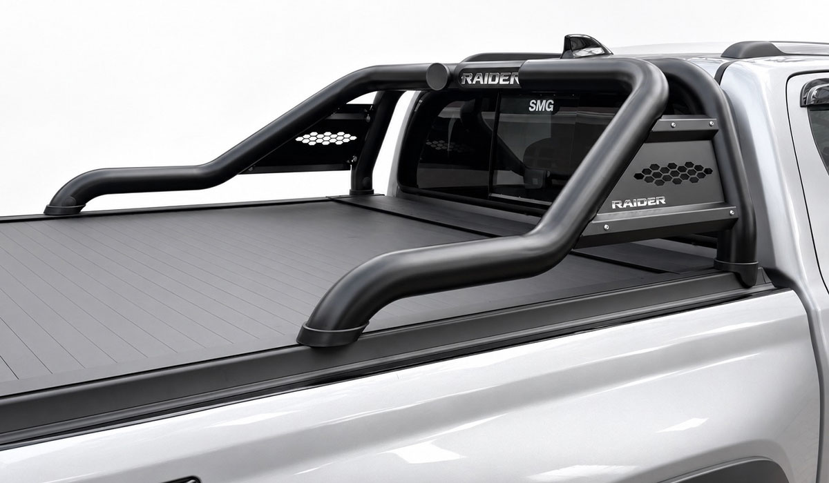 Sports bar on a next-generation Toyota Hilux Raider